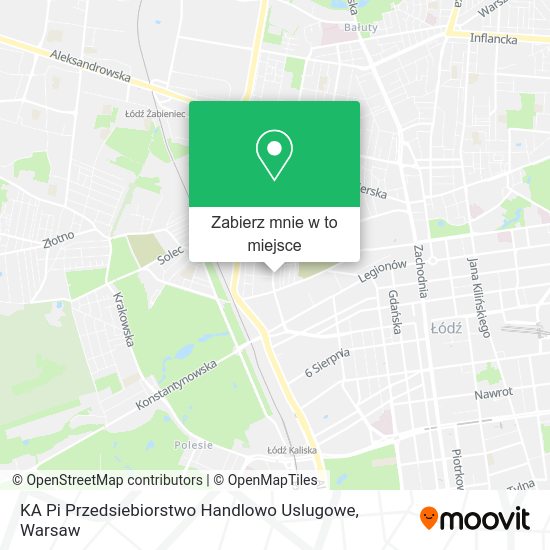 Mapa KA Pi Przedsiebiorstwo Handlowo Uslugowe