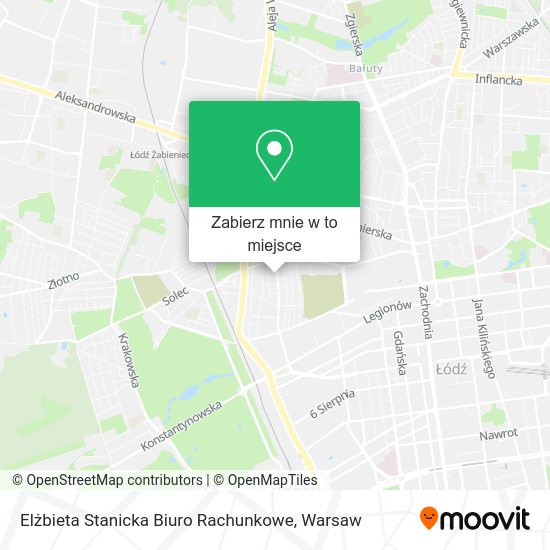 Mapa Elżbieta Stanicka Biuro Rachunkowe