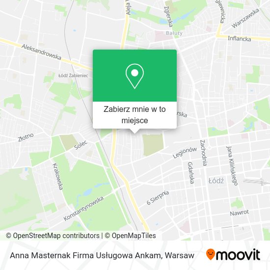 Mapa Anna Masternak Firma Usługowa Ankam