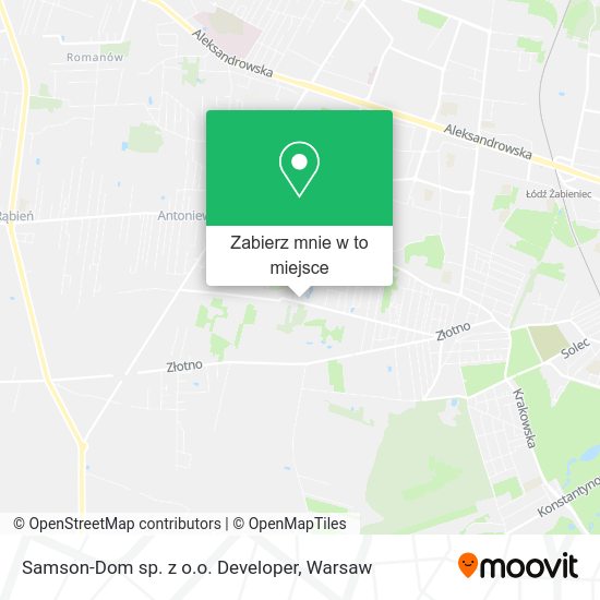 Mapa Samson-Dom sp. z o.o. Developer