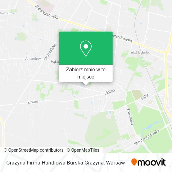 Mapa Grażyna Firma Handlowa Burska Grażyna