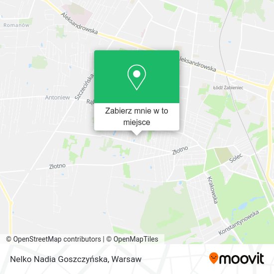 Mapa Nelko Nadia Goszczyńska