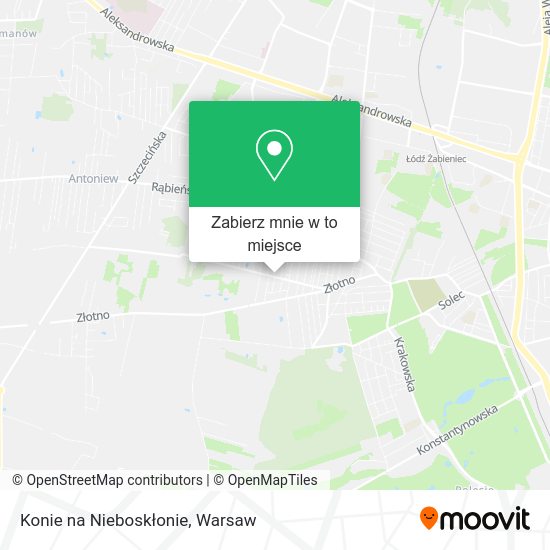 Mapa Konie na Nieboskłonie