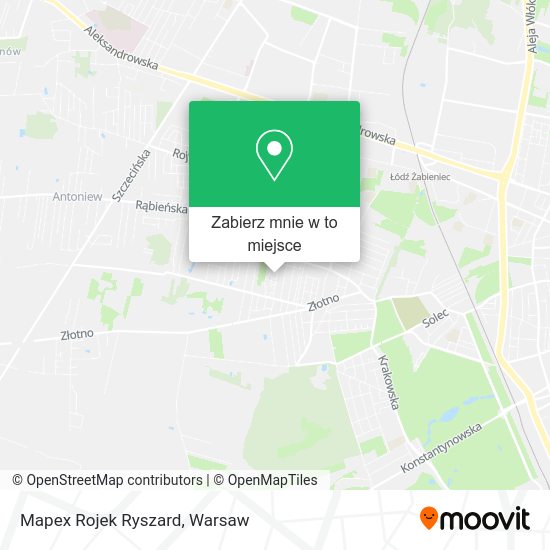 Mapa Mapex Rojek Ryszard