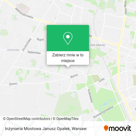 Mapa Inżynieria Mostowa Janusz Opałek