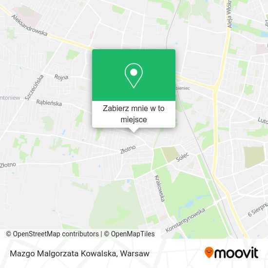 Mapa Mazgo Malgorzata Kowalska