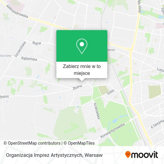 Mapa Organizacja Imprez Artystycznych