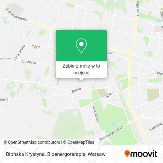 Mapa Błońska Krystyna. Bioenergoterapia