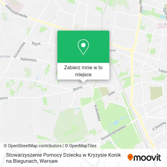 Mapa Stowarzyszenie Pomocy Dziecku w Kryzysie Konik na Biegunach