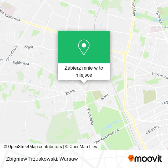 Mapa Zbigniew Trzuskowski