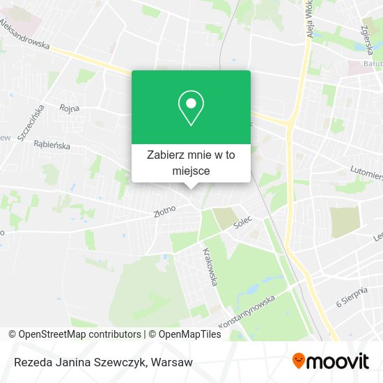 Mapa Rezeda Janina Szewczyk