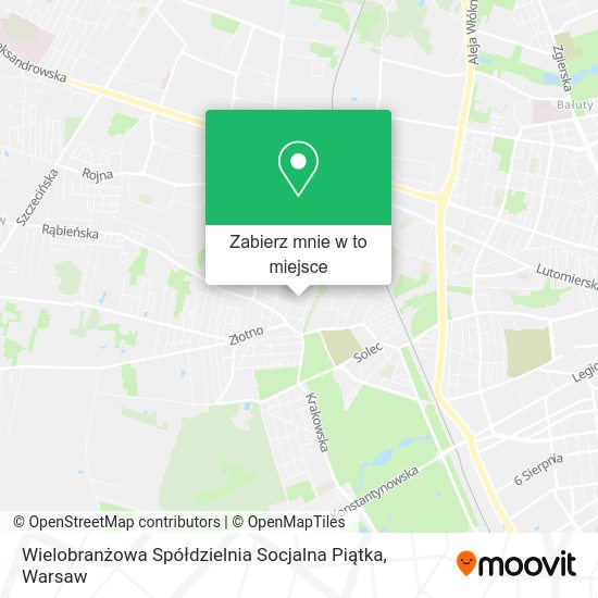 Mapa Wielobranżowa Spółdzielnia Socjalna Piątka