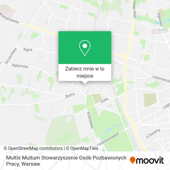 Mapa Multis Multum Stowarzyszenie Osób Pozbawionych Pracy