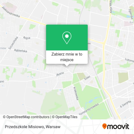 Mapa Przedszkole Misiowo