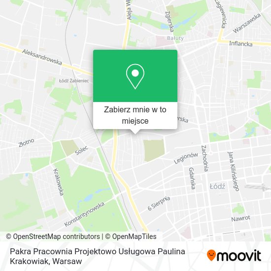 Mapa Pakra Pracownia Projektowo Usługowa Paulina Krakowiak