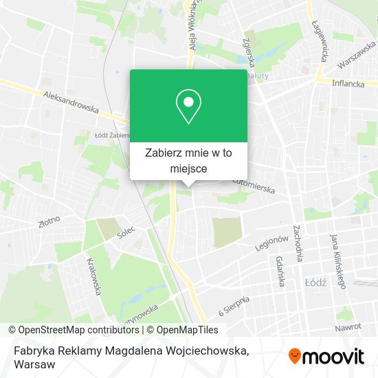 Mapa Fabryka Reklamy Magdalena Wojciechowska