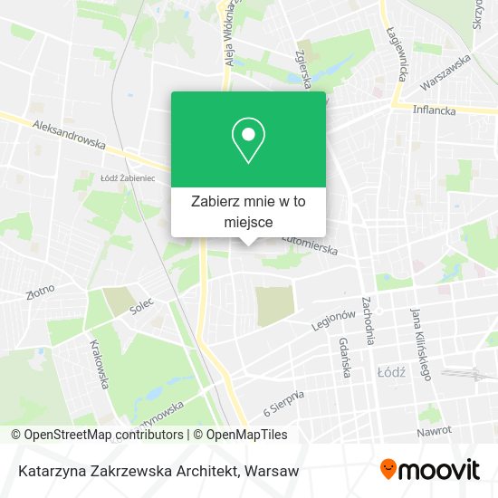 Mapa Katarzyna Zakrzewska Architekt