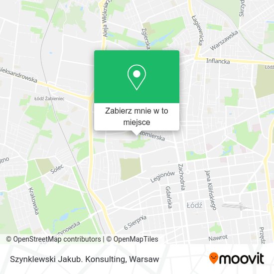 Mapa Szynklewski Jakub. Konsulting