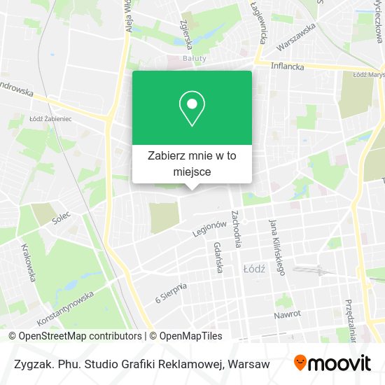 Mapa Zygzak. Phu. Studio Grafiki Reklamowej