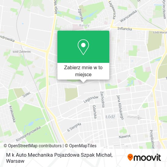 Mapa M k Auto Mechanika Pojazdowa Szpak Michał