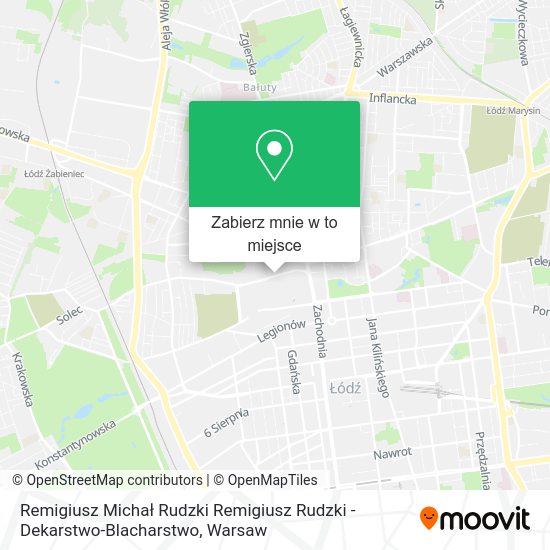 Mapa Remigiusz Michał Rudzki Remigiusz Rudzki - Dekarstwo-Blacharstwo