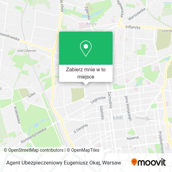 Mapa Agent Ubezpieczeniowy Eugeniusz Okaj