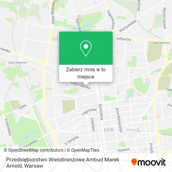 Mapa Przedsiębiorstwo Wielobranżowe Ambud Marek Arnold