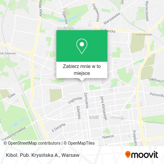 Mapa Kibol. Pub. Krysińska A.