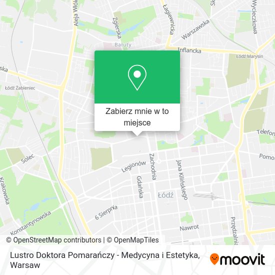 Mapa Lustro Doktora Pomarańczy - Medycyna i Estetyka