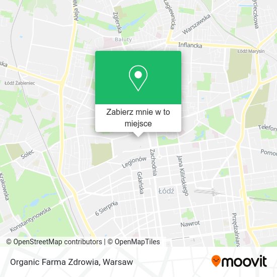 Mapa Organic Farma Zdrowia