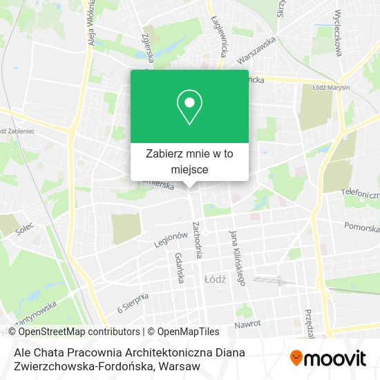 Mapa Ale Chata Pracownia Architektoniczna Diana Zwierzchowska-Fordońska