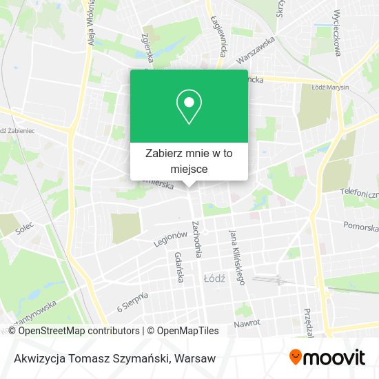 Mapa Akwizycja Tomasz Szymański