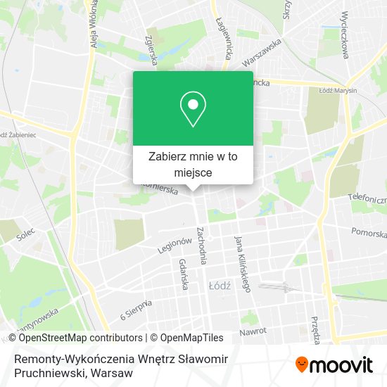 Mapa Remonty-Wykończenia Wnętrz Sławomir Pruchniewski