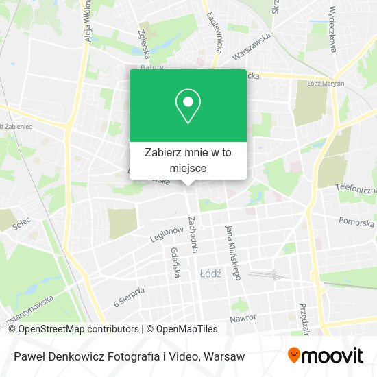 Mapa Paweł Denkowicz Fotografia i Video