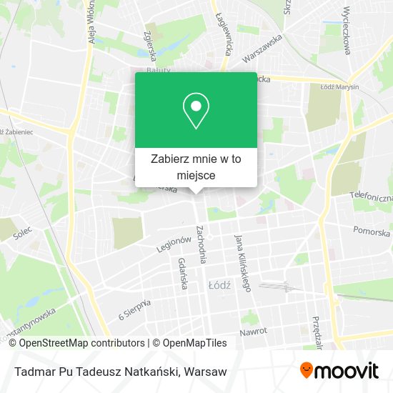 Mapa Tadmar Pu Tadeusz Natkański