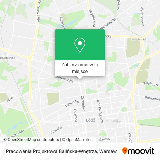 Mapa Pracowania Projektowa Balińska-Wnętrza