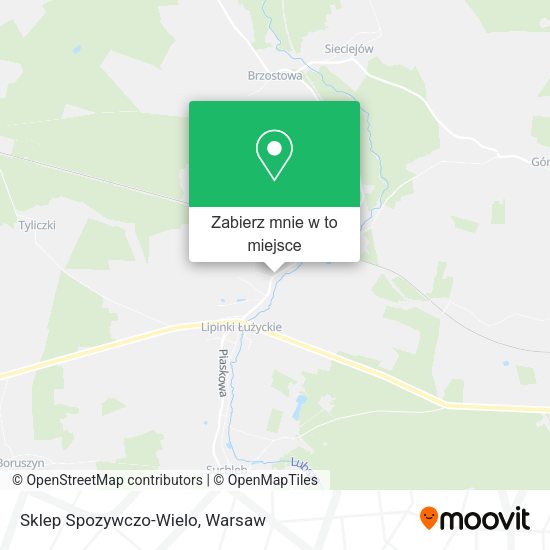 Mapa Sklep Spozywczo-Wielo