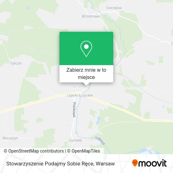 Mapa Stowarzyszenie Podajmy Sobie Ręce