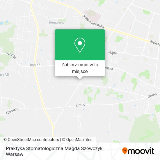 Mapa Praktyka Stomatologiczna Magda Szewczyk