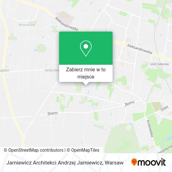 Mapa Jarniewicz Architekci Andrzej Jarniewicz