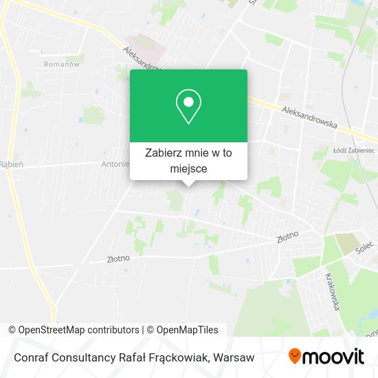 Mapa Conraf Consultancy Rafał Frąckowiak