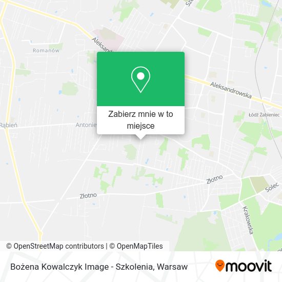 Mapa Bożena Kowalczyk Image - Szkolenia