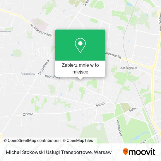 Mapa Michał Stokowski Usługi Transportowe