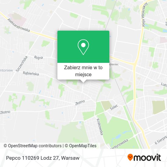 Mapa Pepco 110269 Lodz 27