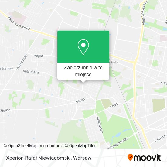 Mapa Xperion Rafał Niewiadomski