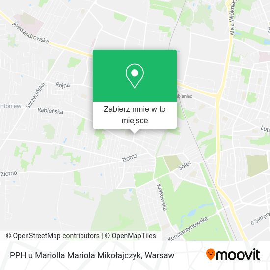 Mapa PPH u Mariolla Mariola Mikołajczyk