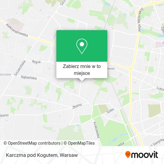 Mapa Karczma pod Kogutem