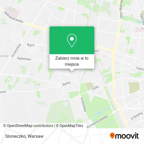 Mapa Sloneczko