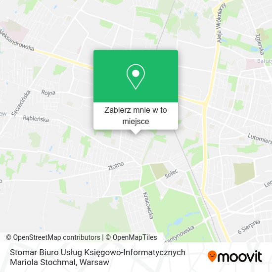 Mapa Stomar Biuro Usług Księgowo-Informatycznych Mariola Stochmal