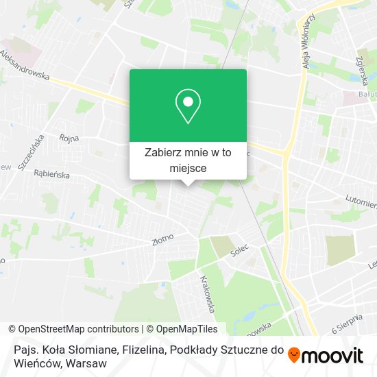 Mapa Pajs. Koła Słomiane, Flizelina, Podkłady Sztuczne do Wieńców